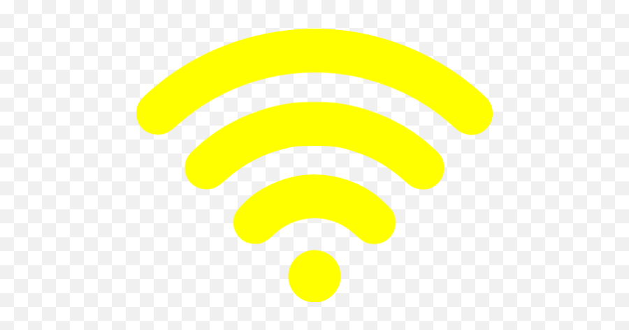 Yellow Wireless Icon - Free Yellow Wireless Icons Virtual Tata Class Edge Png,Wifi Signal Icon