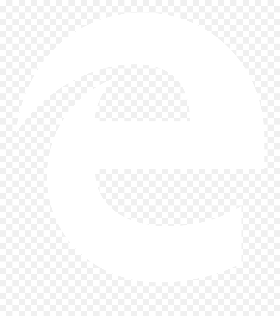 Download Hd Microsoft Edge Logo Black - Jhu Logo White Png,Instagram Logo White Background