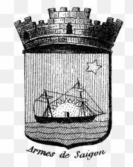 Filearmes De Saïgon Former Coat Of Arms Saigonpng - Coat Of Arms Saigon,Cartoon Arm Png