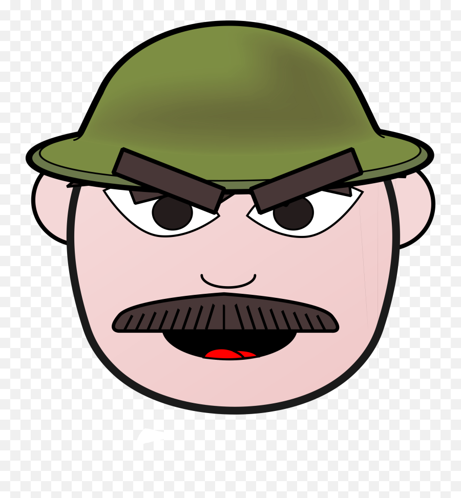 Angry Soldier Man Free Svg - Soldier Angry Clipart Png,Angry Man Png
