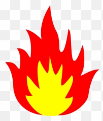Clipart Tree Fire Transparent Free For - Flame Fire Art png