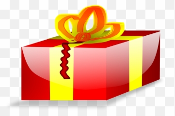Download Red Wrapped Christmas Present Clip Art - Animated Png