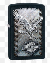 Zippo 28485 Harley - DAVIDSON IRON EAGLE Harley Davidson png