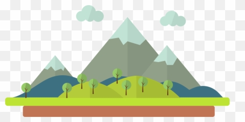 Transparent Cartoon Mountain Clipart - Png