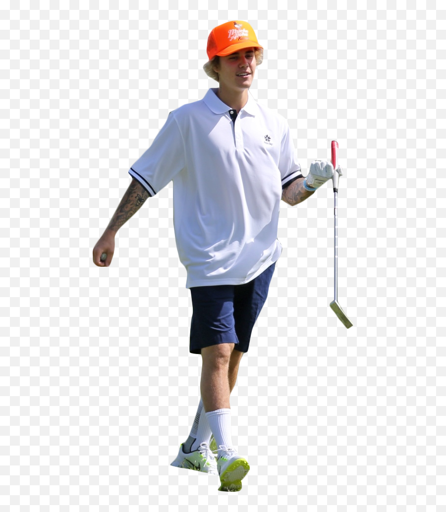 Justin Bieber Golfing Png Image - Standing,Golf Png