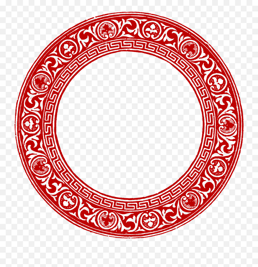 Border Frame Chinese Asian Ftestickers One In A Million Chinese Circle Border Design Png Asian