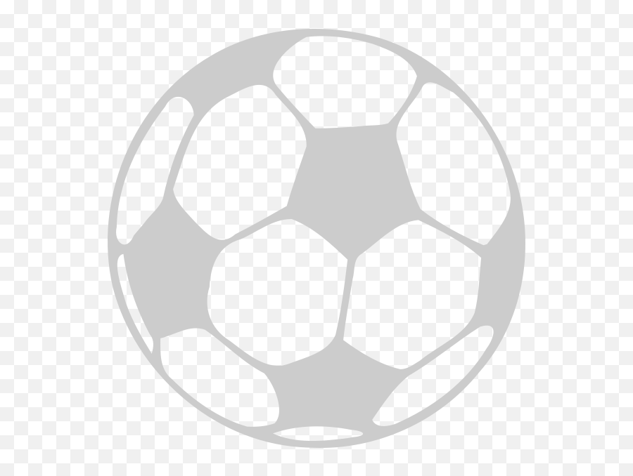 Clipart Football Grey Transparent - Soccer Ball Clipart Grey Png,Soccer Ball Clipart Png