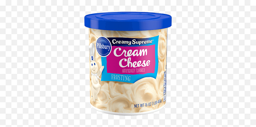 Creamy Supreme Cream Cheese Frosting Pillsbury - Cream Cheese Frosting Brands Png,Pillsbury Doughboy Png