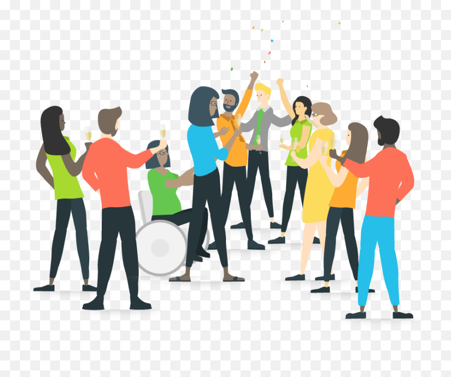 Social Group Hd Png Download - Social Group,Party People Png