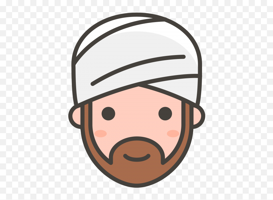 Download Person Wearing Turban Emoji - Turbante Png Icon Png Clip Art,Person Png Icon