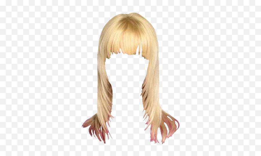 Blonde Hair Png Transparent Image Mart - Blond Bangs Wig Transparent,Blonde Hair Png