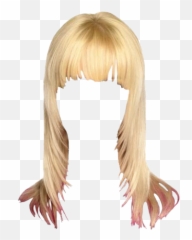 Blonde Hair Png Transparent Image Mart - Bangs Wig