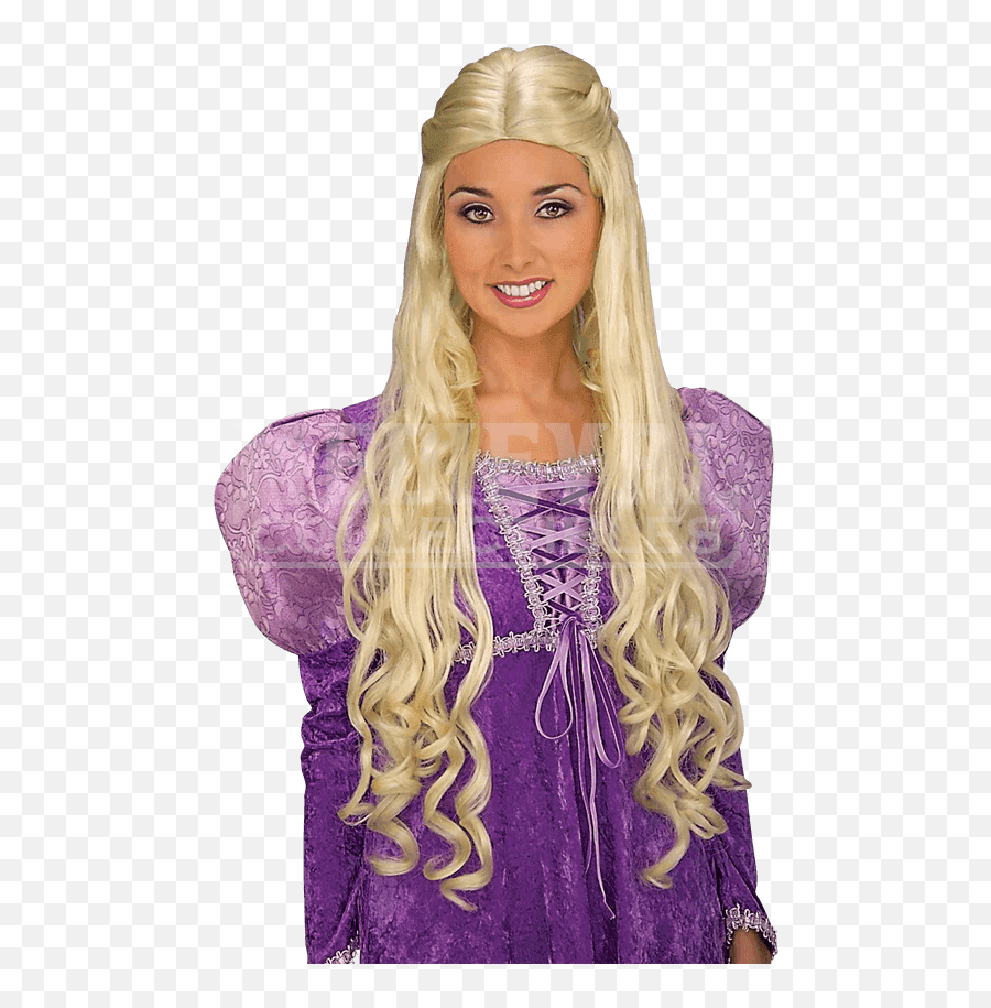 Download Hd Guinevere Blonde Wig - Guinevere Blonde Wigs Medieval Wigs Png,Blonde Wig Png