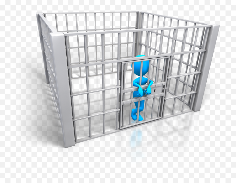 Prison Cell Png Image - Stick Figure In Jail,Jail Cell Bars Png