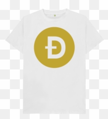 Dogecoin Doge T - Shirt White Active Shirt Png,Dogecoin Png