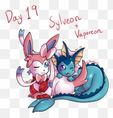 Pokemon Sylveon And Vaporeon Png Image