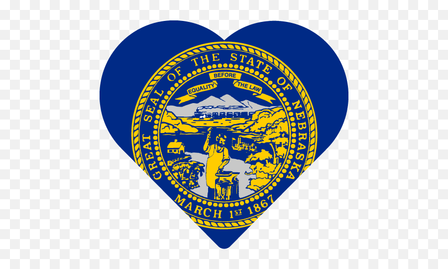 Vector Country Flag Of Nebraska - Heart Vector World Flags Flag Of Nebraska Png,Nebraska Png
