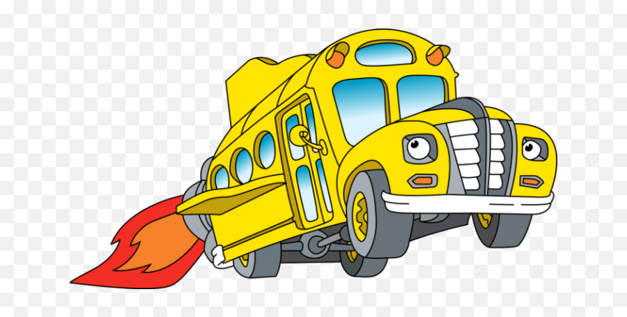 Download Just Take A Look - Magic School Bus Clipart Png,School Bus Png