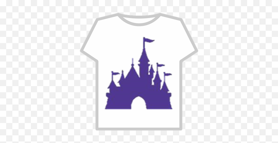 Disney Castle - Roblox Crew Neck Png,Disney Castle Silhouette Png
