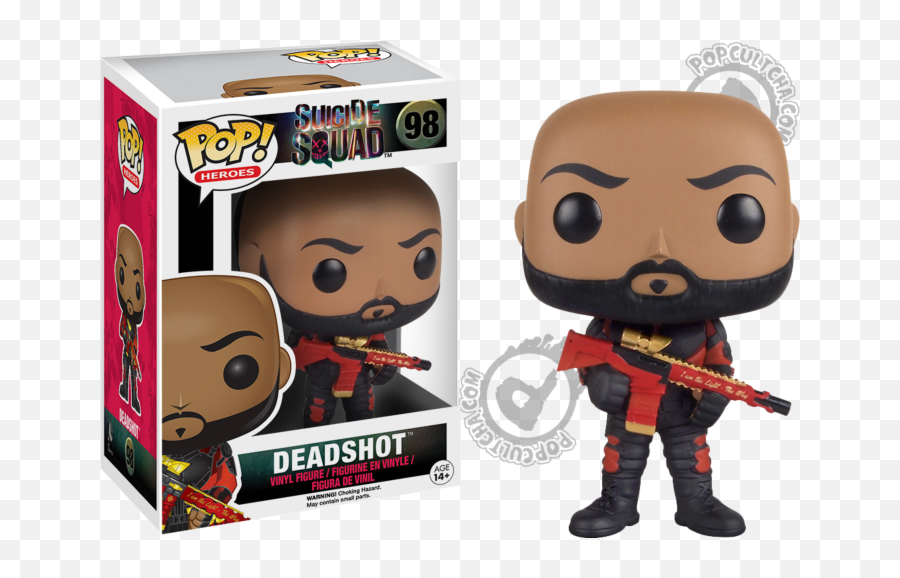 Suicide Squad - Deadshot Unmasked Pop Vinyl Figure Scarecrow Funko Pop Png,Deadshot Png