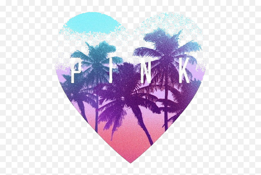 Pink Victoria Secret Heart Png Image - Love Summer Pink,Victoria Secret Logo Png