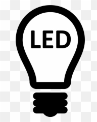 Led Light Bulb - Led Bulb Png Logo,Light Bulbs Png