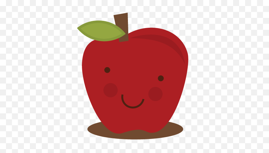 Apple Clipart Transparent - Cute Apple Clipart Png,Apple Clipart Transparent