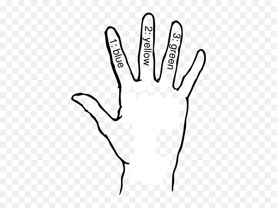 Hand Clip Art - Hand Clip Art Png,Hand Outline Png