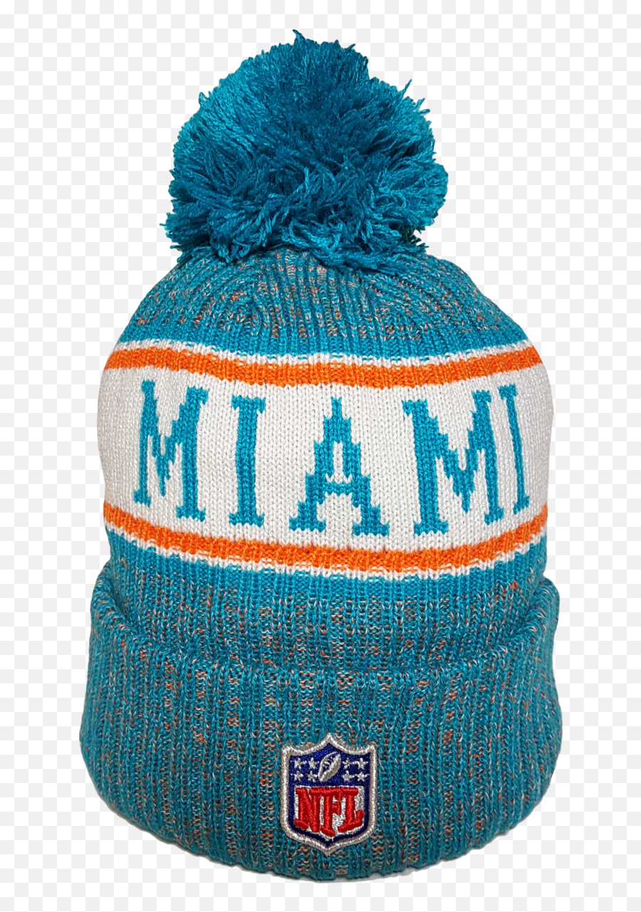 Miami Dolphins Nfl 18 Sideline Pom Toque - Toque Png,Miami Dolphins Png