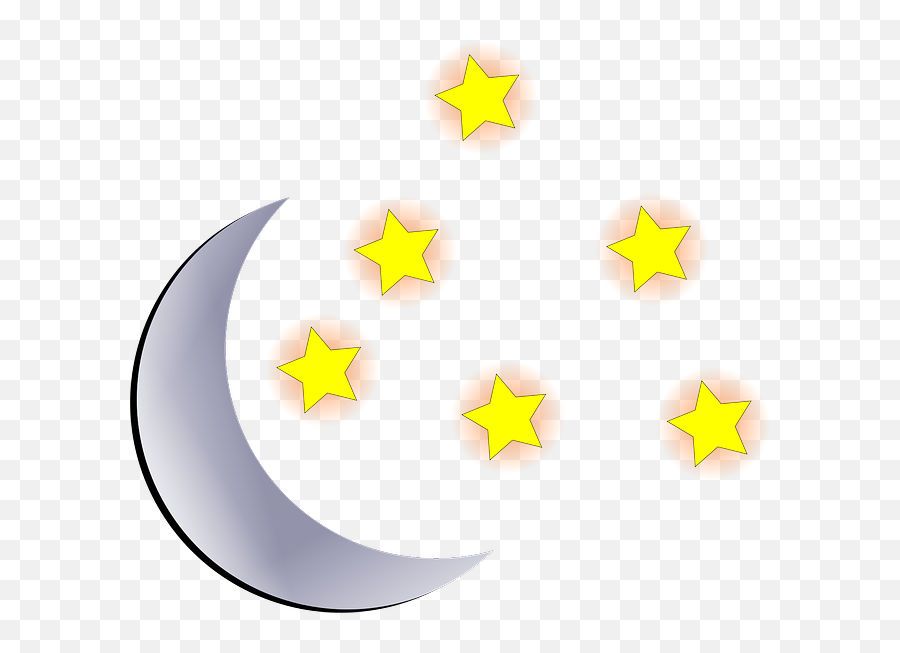 Star Night Sky Clip Art - Lua Estrelas Png,Night Stars Png