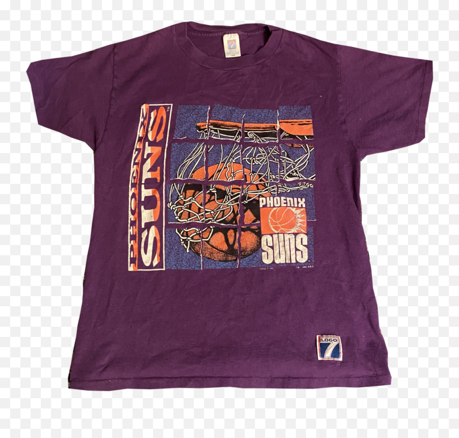 Vintage Phoenix Suns T - Shirt Large Short Sleeve Png,Phoenix Suns Logo Png