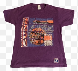 Vintage Phoenix Suns T - shirt Large Short Sleeve png