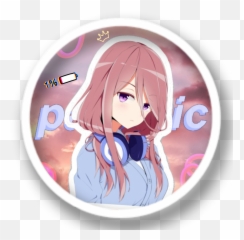 Nakano Miku Sticker - Picsart Edit png
