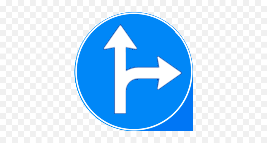 Directions R - Vertical Png,Map Directions Icon