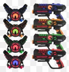 Laser Battle Guns U0026 Vests - Four Pack Gift Ideas For 14 Year Old Boy Png,Gun Blast Png