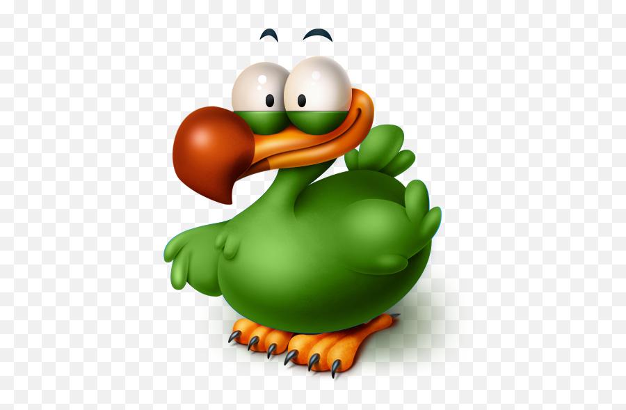 Adium Bird Icon - Animated Dodo Bird Cartoon Png,Angry Birds Icon Set