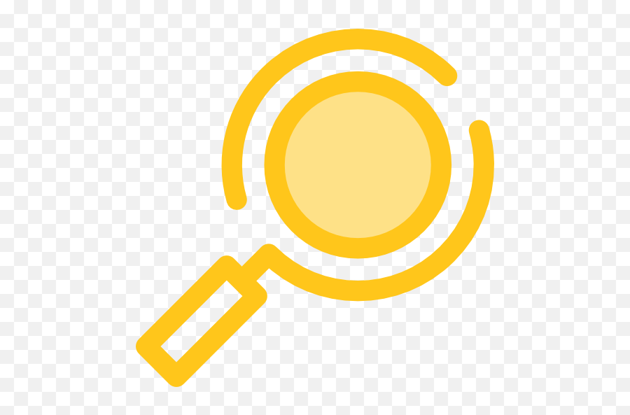 Magnifying Glass Zoom Detective Loupe Tools And Utensils - Gold Search Icon Png,Web Search Icon