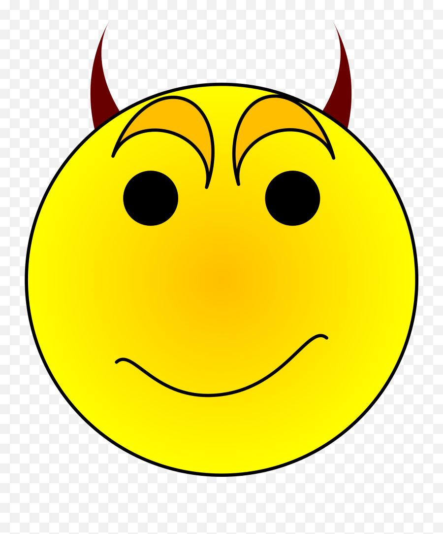 Grin Smily Pencil And - Smiley Face With Devil Horns Emoji Half Smiley Face Png,Devil Emoji Png