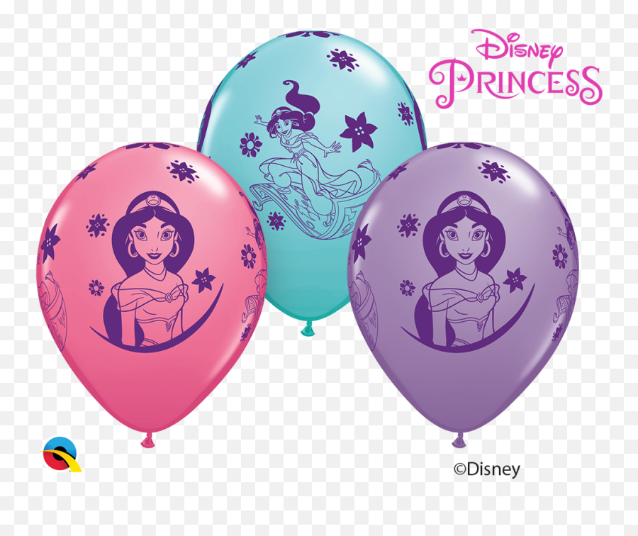 Disney Princess Jasmine Latex Balloons Png