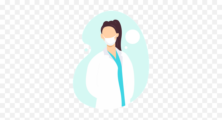 Best Premium Woman Female Doctor Illustration Download In - Illustration Png,Doctor Flat Icon