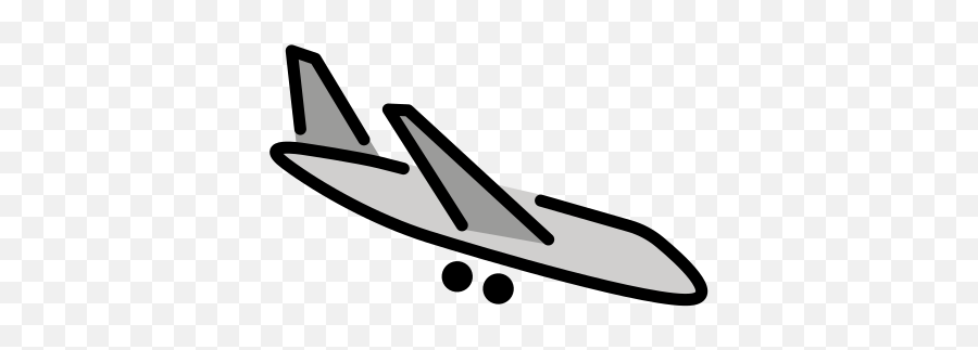 Airplane Arrival Emoji - Dibujos De Aviones Aterrizando Png,Plane Arrive Icon