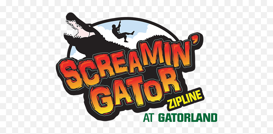 Screamin Gator Zip Line - Tüv Saarland Png,Gator Png