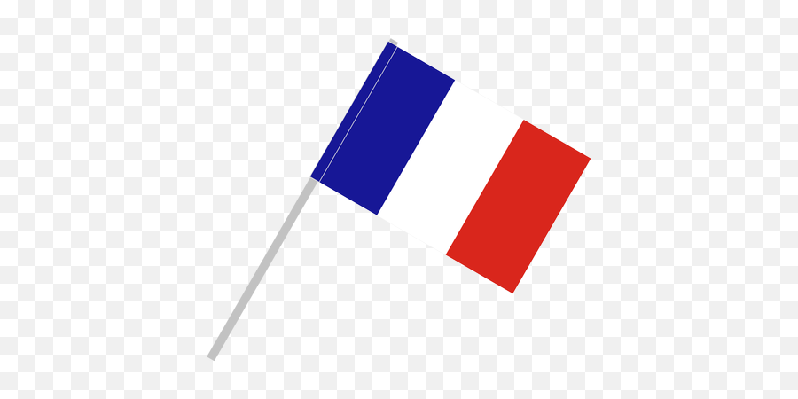 France Flag Png Transparent Image - French Flag With Pole,French Flag Png
