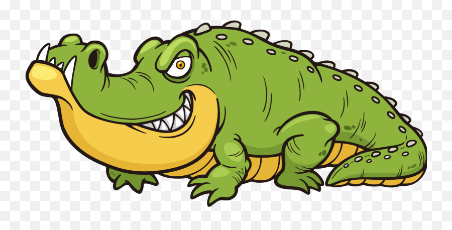 Download Png Stock Alligator Cartoon Illustration Transprent - Crocodile Cartoon Drawing,Alligator Transparent Background