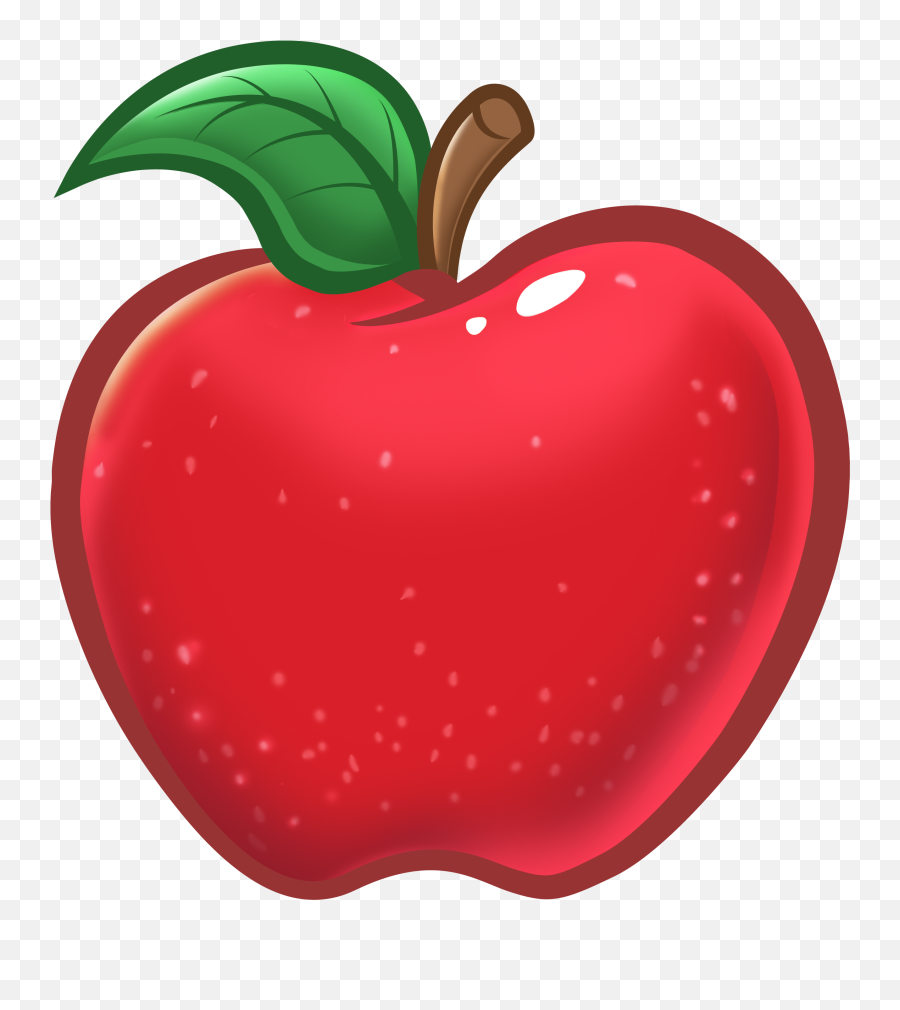 Download Apples Clipart Png - Cartoon Transparent Apple Png,Apple Clipart Transparent Background