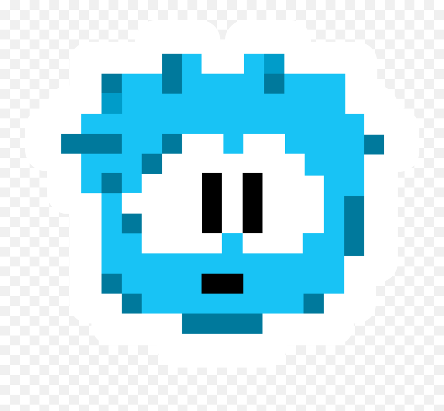 Download Pixel Puffle Pin Icon - Pixel Art Club Penguin Png Puffle Club Penguin Pixel,Pixel Art Icon