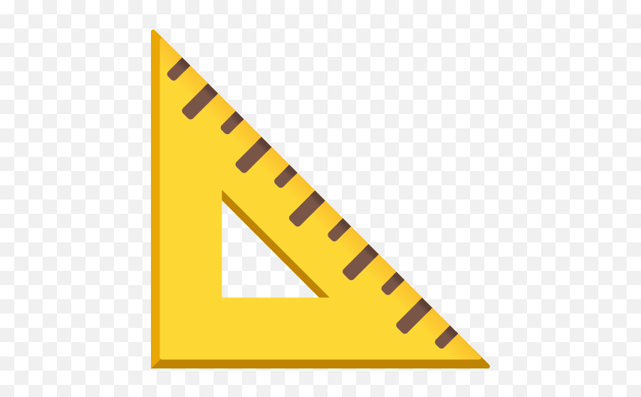 Triangular Ruler Emoji - Triangular Ruler Emoji Png,Emoji Icon Set