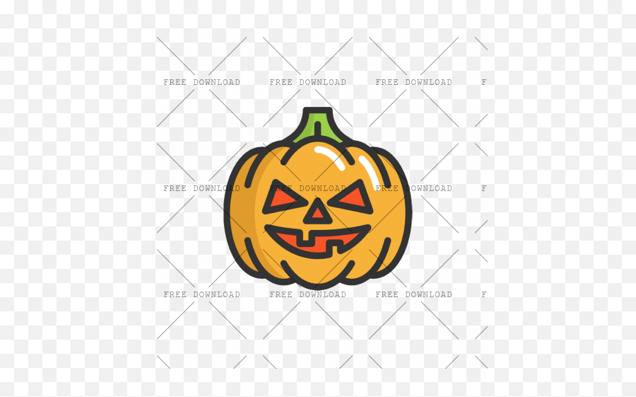 Jack O Lantern Pumpkin Png Image With - Halloween,Winter Background Png
