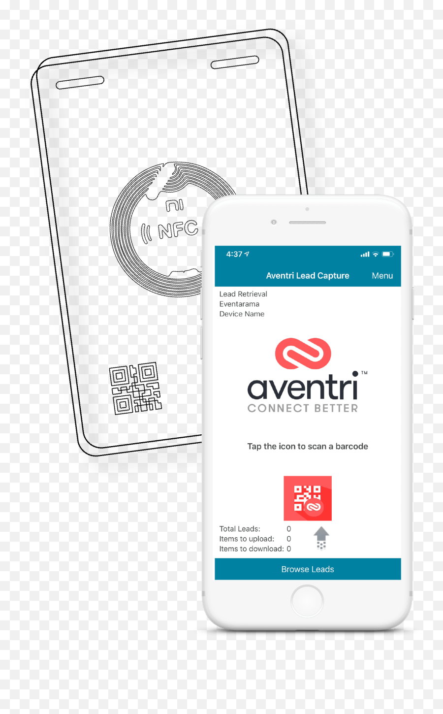 Aventri Lead Retrieval Png Iphone Upload Icon
