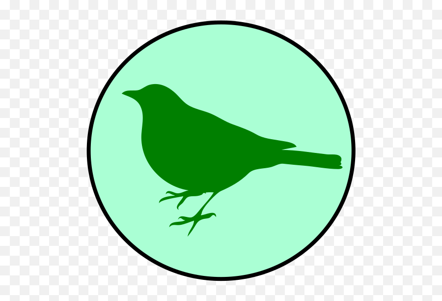 Emerald Circle Bird Png Svg Clip Art For Web - Download,Emerald Icon
